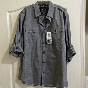 Mens large Drill clothing company gray